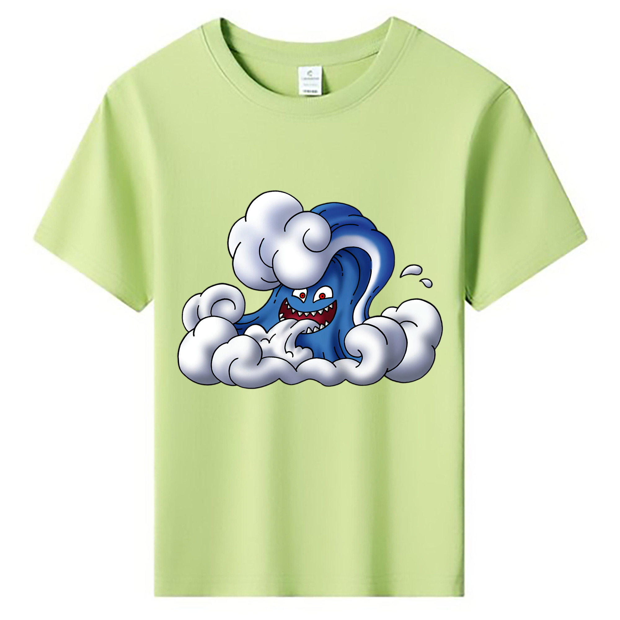 （画像用） ドラゴンクエスト Doragon Kuesuto Dragon Quest 綿100％キッズTシャツ（フロントプリント）